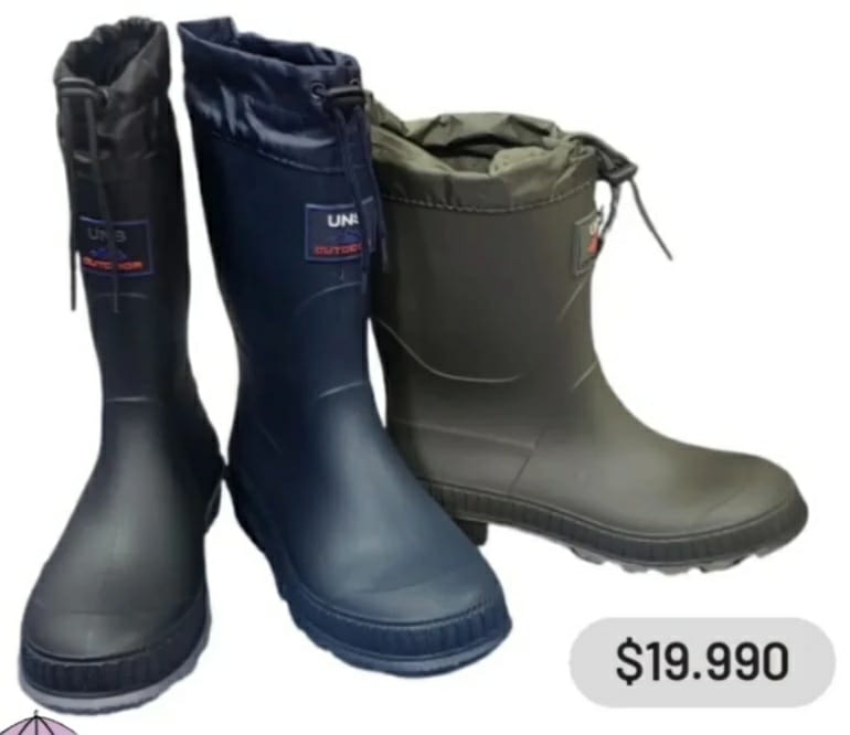 Botas agua Forradas 35 al 40