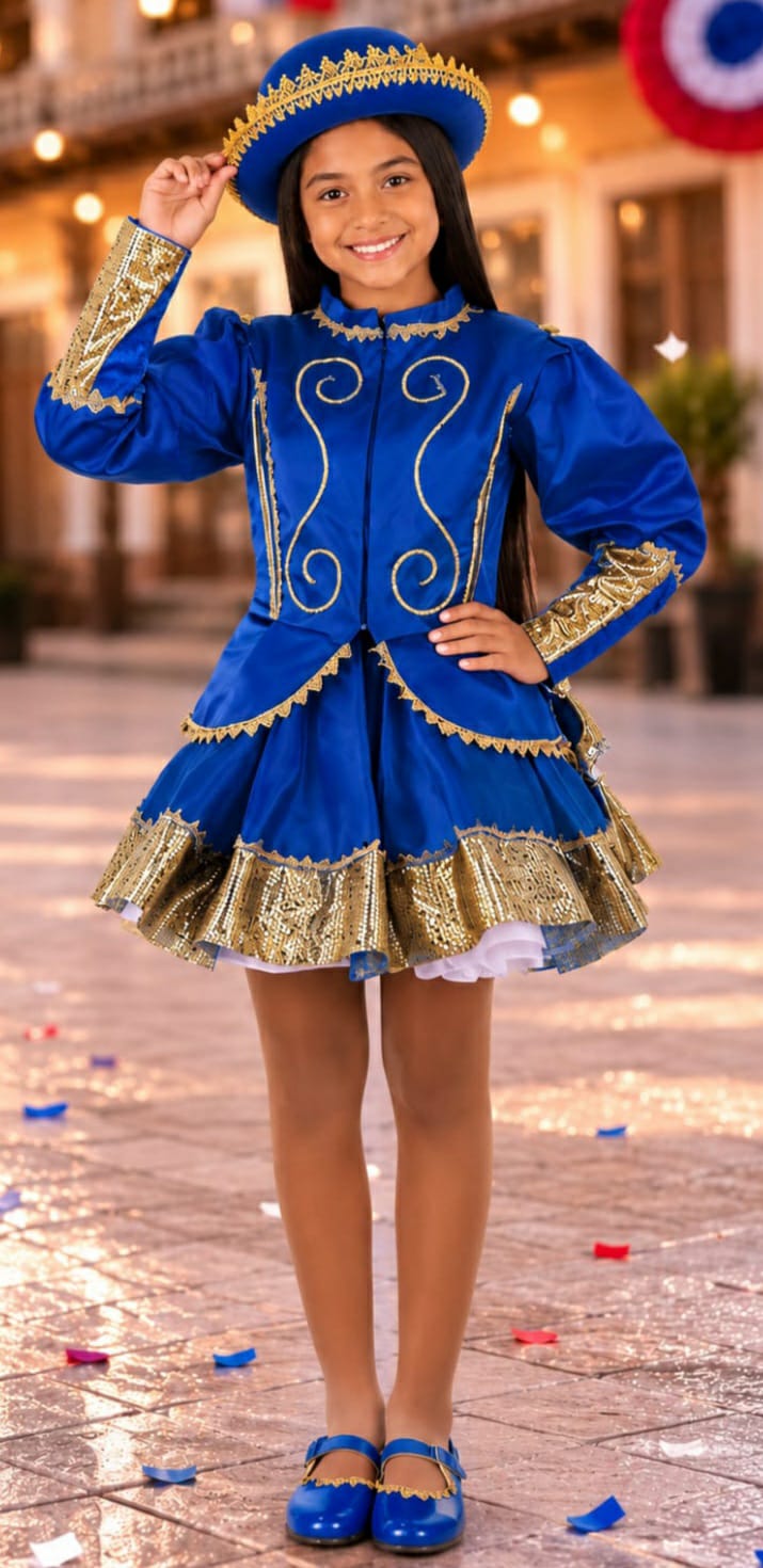 Traje caporal niña talla 6-14