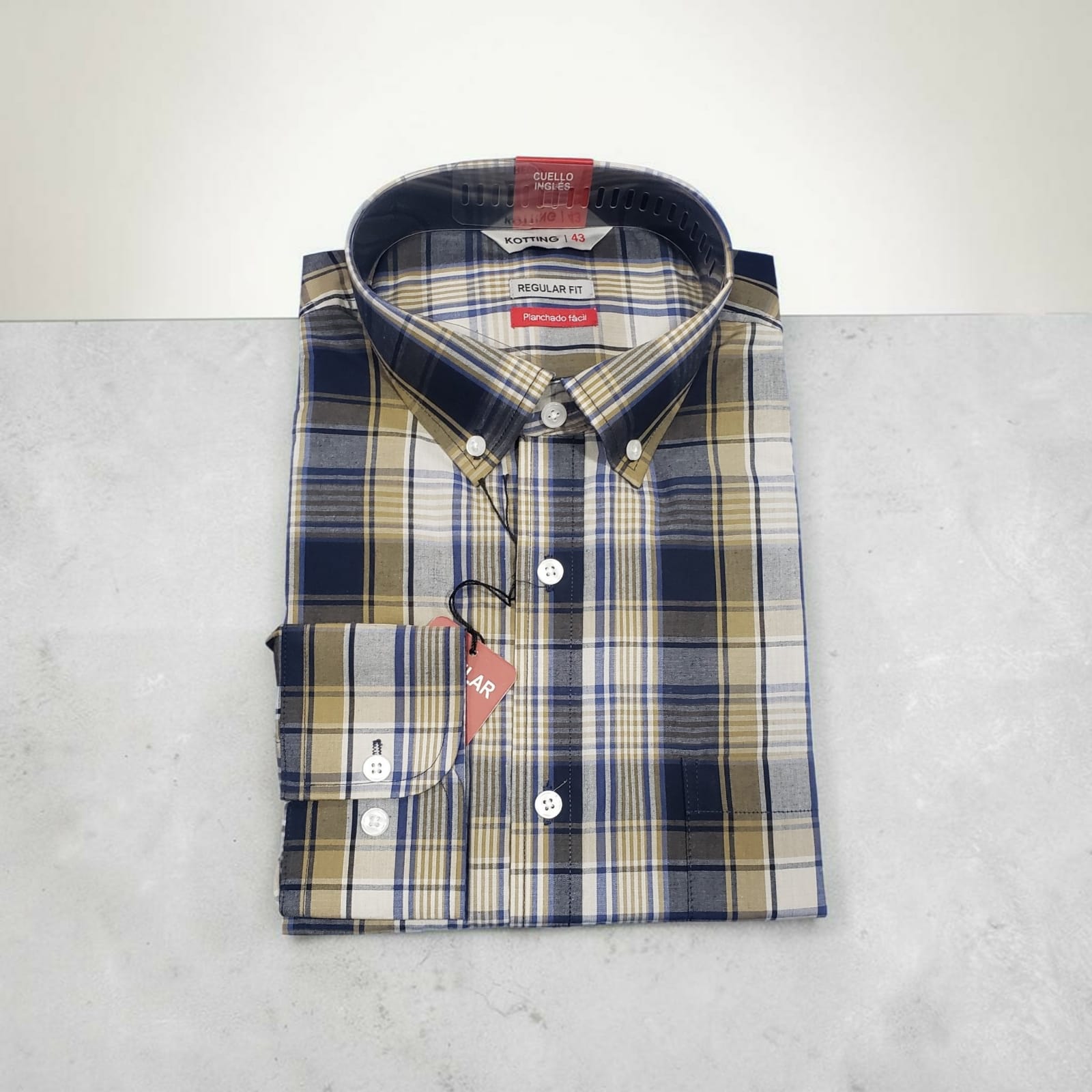 Camisa manga larga 37-54