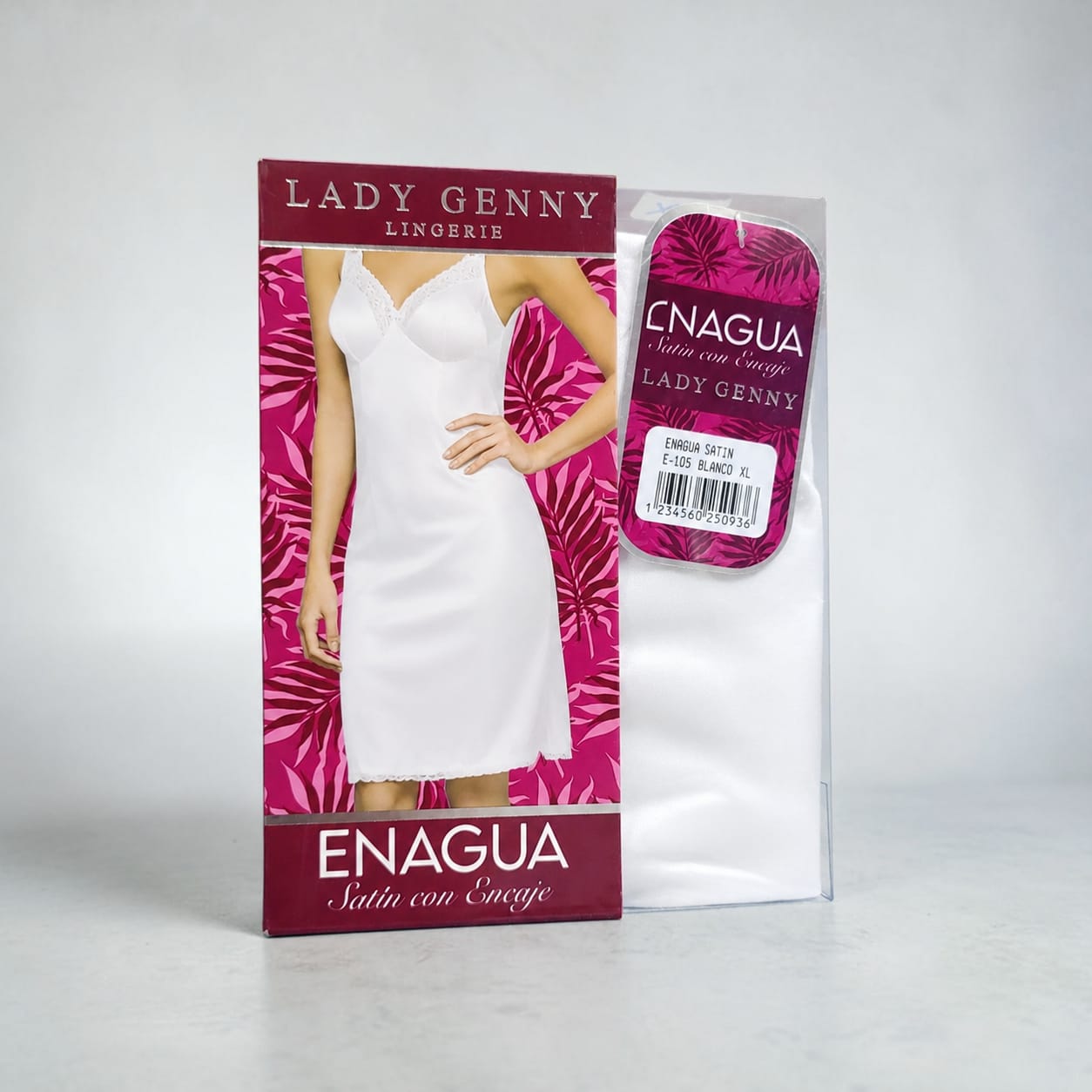 Ropa interior enagua entera satín Lady genny